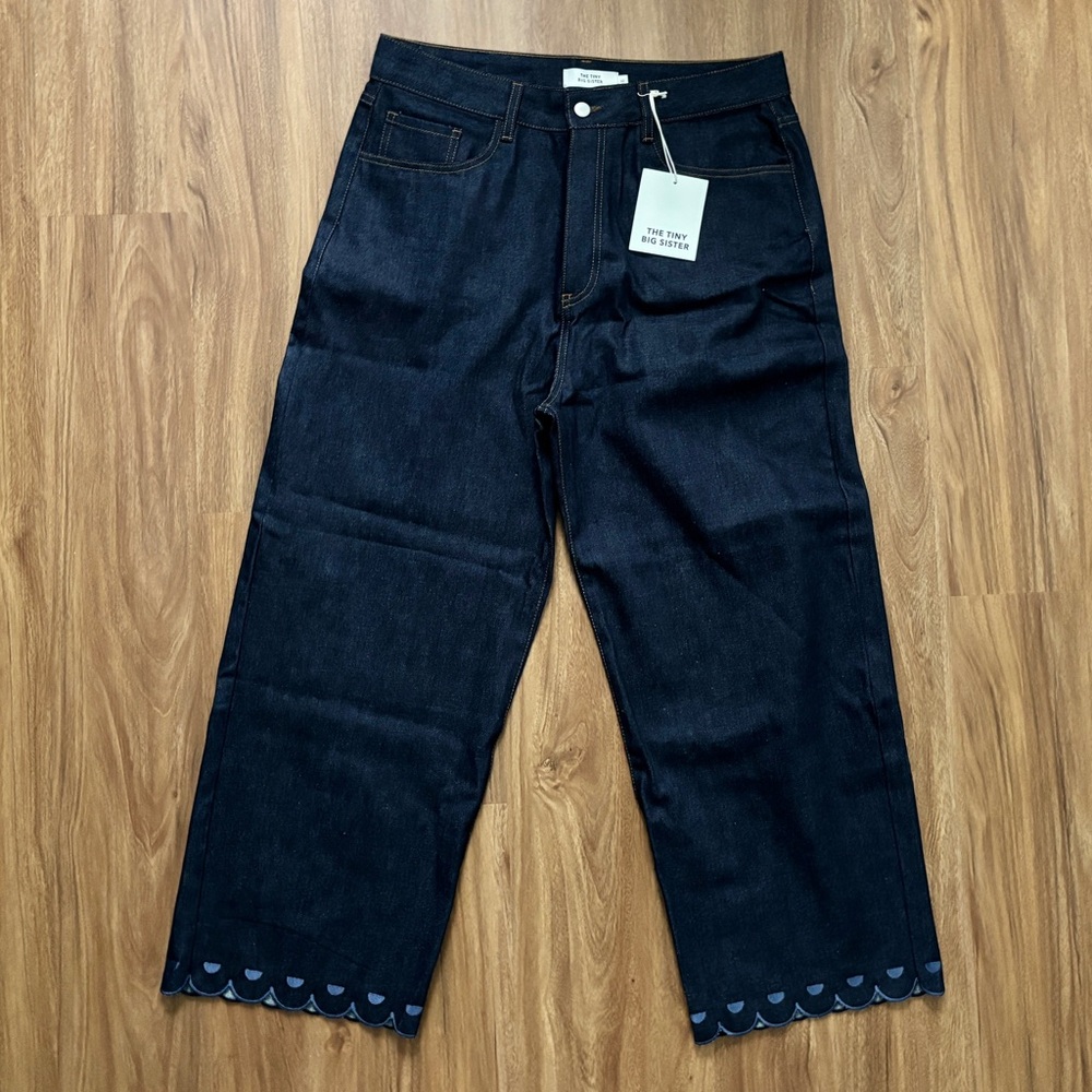 The Tiny Big Sister Embroidery Berta Jeans Size 42